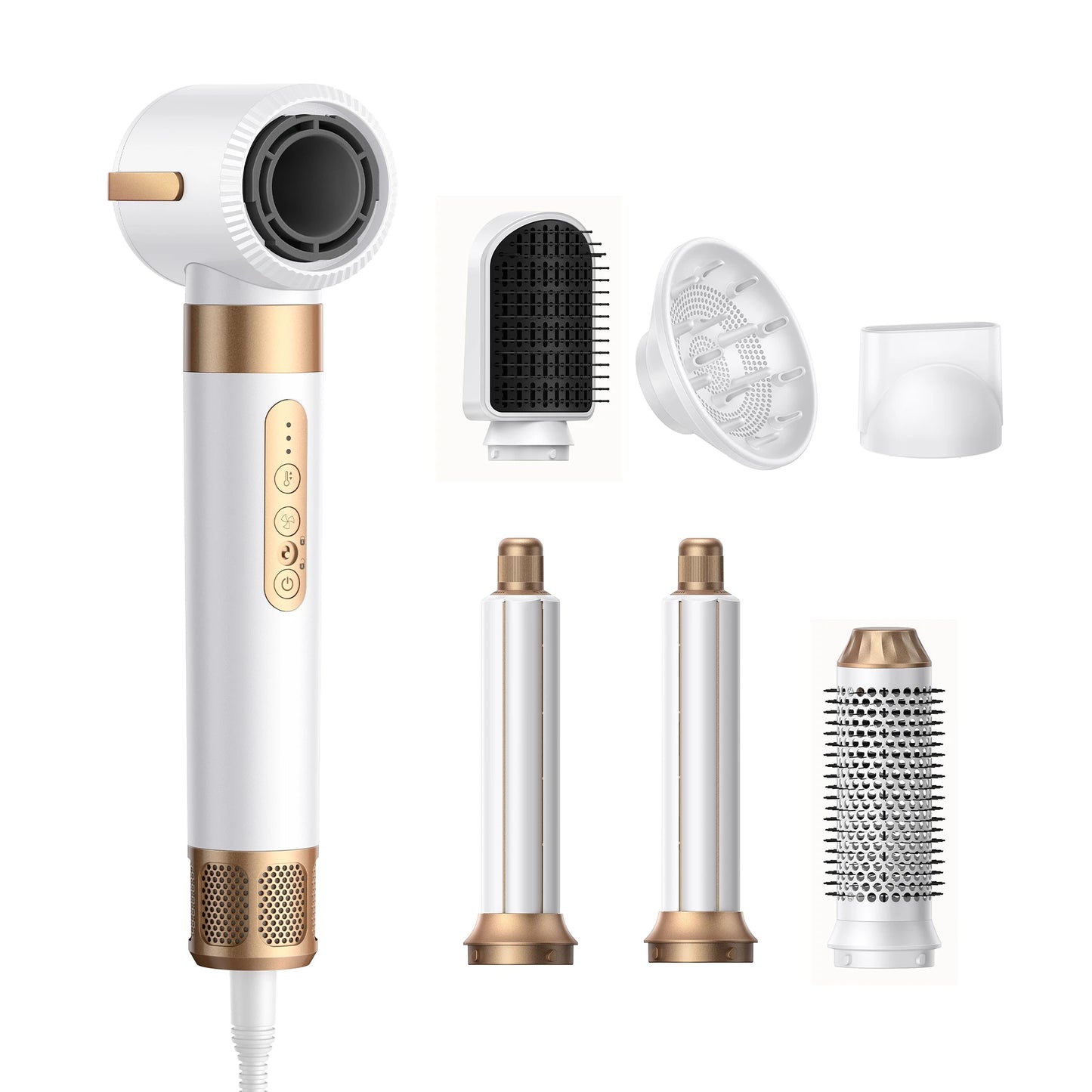 Brosse Sèche-Cheveux 7-en-1 Brushless Haute Vitesse – Lisséa Pro